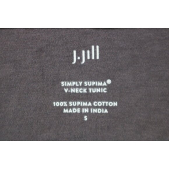 J.Jill 3/4 Sleeve V Neck Supima Tunic-Size Small-Animal Print - Picture 5 of 10